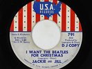 Garage Novelty Xmas 45 - Jackie & Jill - I Want The Beatles For Christmas - USA