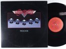 AEROSMITH Rocks COLUMBIA LP VG++ textured cover promo c