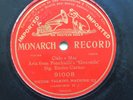 Red Seal Victor Monarch Record 91008 - Enrico Caruso Cielo e Mar G&T 78 rpm 1902