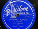 BLUES 78 RPM L.C. WILLIAMS FREEDOM 1524 E/E