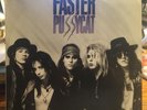 FASTER PUSSYCAT LP S/T  1987 NM/VG+ WHITE LABEL NUMBERED PROMO STERLING PRESS