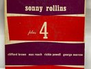 SONNY ROLLINS   Plus 4. 1956 mono PRESTIGE 7038 Jazz LP. 50th St DG label