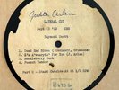 1939 BUDDY MORROW JUDITH ARLEN RAYMOND SCOTT GENE KRUPA ACETATE 16