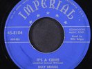 BILLY BRIGGS: it's a crime / chew tobacco rag IMPERIAL 7
