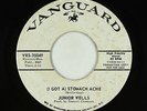 R&B Soul 45 - Junior Wells - Stomach Ache/Shake It Baby  - Vanguard - VG+
