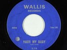 Rockabilly 45 - Curly Wallis - Your My Baby - Wallis - obscure