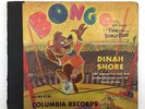 RARE 1947 BONGO Fun and Fancy Free Dinah Shore 78 rpm Columbia Record set
