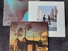 PINK FLOYD – 3Lp's – ANIMALS, WISH YOU WERE HERE & MEDDLE – SCHLECHTER ZUSTAND