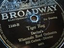78 rpm Broadway 1140, Devine's Wisconsin Roof Orch, Tiger Rag, pre war jazz V+