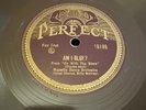 Perfect 78 RPM Majestic Dance Orch w/ Billy Murray - Am I Blue 15185 V++ JAZZ