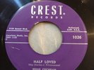 RARE ROCKABILLY Eddie Cochran Half Loved / Skinny Jim Crest 1026 1956 VG