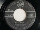 ELVIS PRESLEY One Night / I Got Stung RARE FRENCH 1958 SP JUKEBOX 45 RCA 45.300