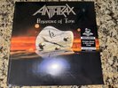 Anthrax Persistence Of Time Newbury Comics Orange, Green & Blue Swirl Vinyl #250