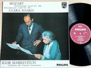CLARA HASKIL piano concerto MOZART MARKEVITCH 1960s ED1 plum PHILIPS LP MINT