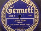 Gennett 5221 - NEW ORLEAN RHYTHM KINGS / LONDON BLUES, MAD - jazz 78rpm