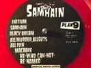 SAMHAIN Initium RED TRANSLUCENT LP 1986 USA Plan 9 Punk Rock Misfits Danzig