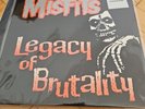 Misfits Legacy Of Brutality Red Translucent Vinyl Record LP USA 1986 Only 500