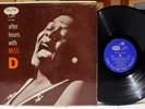 Rare Jazz LP - Dinah Washington - After Hours With Miss D - EmArcy # MG 36028
