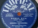 Sonora Matancera - RUMBA RICA / CUBAN Guaracha - RARE TROPICAL 78 hear