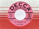KEITH GREEN -GIRL DON'T TELL ME-Promo 45 BRIAN WILSON Beach Boys GARAGE ROCK  NM