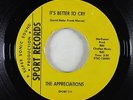 Northern Soul 45 - Appreciations - It's Better To Cry - Sport