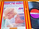 Barbara Lewis   -  Baby I'm Yours   -  ATLANTIC  -  60's Soul  LP   Ex / Vg +