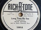 Bluegrass FRANK HUNTER & GENE CHRISTIAN Long Time No See Rich-R-Tone 1049 V++
