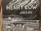 Henry Cow Concerts 2XLP UK Vinyl VG/VG+