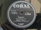 BUDDY HOLLY - RAVE ON  1958 UK PRESS 78 RPM 10