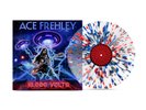 Ace Frehley 10000 Volts Silver Splatter LP KISS - SIGNED POSTER INSERT SHIPS NOW