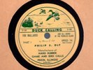 Duck Calling for Mallards, Canvasbacks, Redheads, Bluebills- 2 Records 78 rpmExc