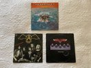 Aerosmith 3 Vinyl LP Lot, 1st S/T, Get Your Wings, Rocks, OG Presses/Inner