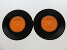 RICKY NELSON 1958 PAIR 1 SIDED LONDON DEMO RECORDS  IT'S LATE   NEVER BE ANYONE