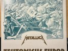 METALLICA * TEUTONICUS FUROR * RARE WHITE LABEL / GREEN VINYL LP LIVE IN LONDON