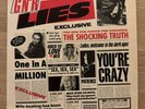Guns n Roses GNR Lies Fully Uncensored Inner And Outer Sleeves WX 218 Rare