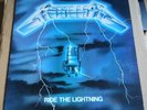 METALLICA - RIDE THE LIGHTNING- RARE MFN 27 UK  1984 LP VINYL