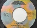 ROBERTO ROENA Y SU APOLLO SOUND  QUE SE SEPA   LATIN FUNK SALSA
