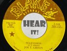 Bluegrass Hick Bopper 45 JOE T. GIBSON Television BLAKE Memphis TN rare hear