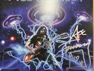 KISS ACE FREHLEY 10,000 VOLTS SIGNED SPLATTER VINYL LP SAM ASH EXCLUSIVE SIGNED