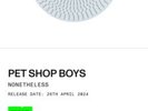 Pet Shop Boys Nonetheless Limited Edition Zoetrope Vinyl Preorder (sold out)