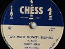 ROCK 78   CHUCK BERRY  Too Much Monkey Business / Brown Eyed Handsome Man  CHESS