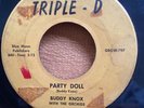 R&R45 TRIPLE-D BUDDY KNOX ‘PARTY DOLL’ / JIM BOWEN ‘I’M STICKIN’ WITH YOU’