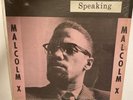 MALCOLM X Speaking ETHNIC LP Rare Vintage