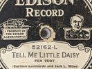 1927 Golden Gate Orchestra Jazz Edison Diamond Tell Me Little Daisy Blue Baby J2
