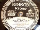78 rpm Historic 1926 EDISON DIAMOND DISC SONG about DEATH OF RUDOLPH VANENTINO