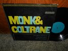 THELONIOUS MONK JOHN COLTRANE STEREO VINTAGE RIVERSIDE JAZZ LP