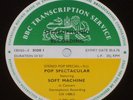 BBC TRANSCRIPTION SERVICE Pop Spectacular SOFT MACHINE In Concert With Sheet