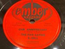 FIVE SATINS-EMBER 1025-OUR ANNIVERSARY/PRETTY BABY=DOO-WOP R&B 78 NEW MINUS