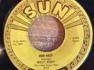 HEAR 1957 MEMPHIS ROCKABILLY ORIG - BILLY RILEY - RED HOT/PEARLY LEE - SUN 45