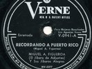 MIGUEL A FIGUEROA Recordando Puerto Rico / Corazon Divino LATIN 78 RPM HEAR